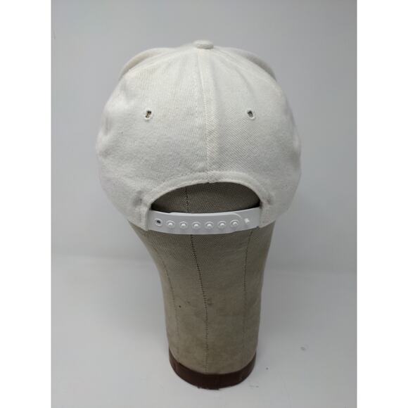 Raceshop Chevrolet Chevy Snapback Hat Adjustable White Autographed - Picture 8 of 12